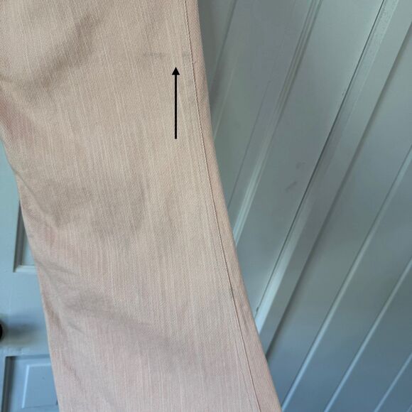 Tunnel Vision Marsha Flare Pants Heart Pockets 70s Twill Cotton Lightweight - Picture 11 of 12